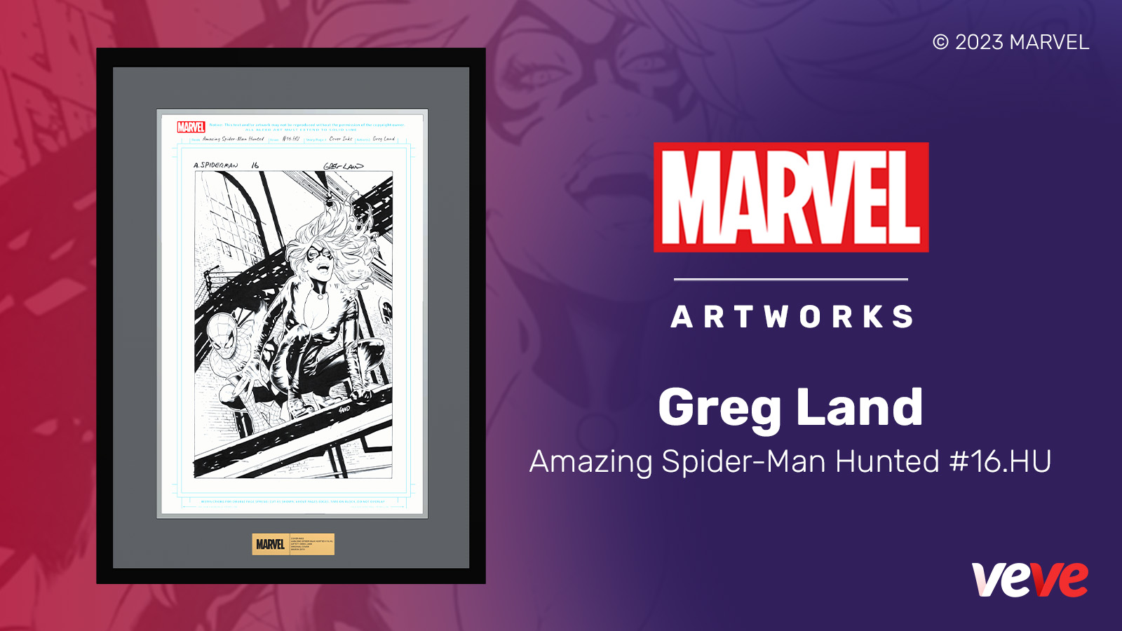 Marvel Artworks Greg Land — Amazing SpiderMan Hunted 16.HU VeVe